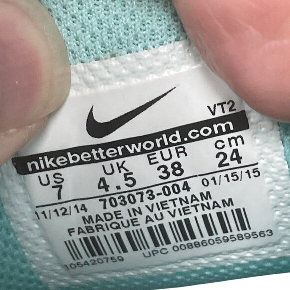 Nike Excellerate 3 womans gray green running sneakers size 7 SKU 9411 - Picture 6 of 16